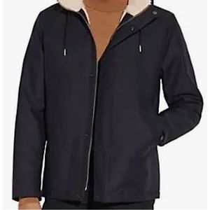 SANDRO Men’s Sherpa-lined Winter Coat. Size Medium.